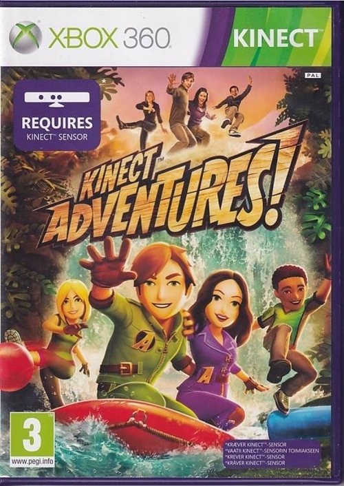 Kinect Adventures - XBOX 360 (B Grade) (Genbrug)